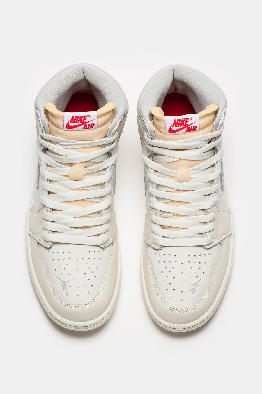 Air Jordan 1 Retro High OG Sneaker in Sail/University Red/Pale Ivory