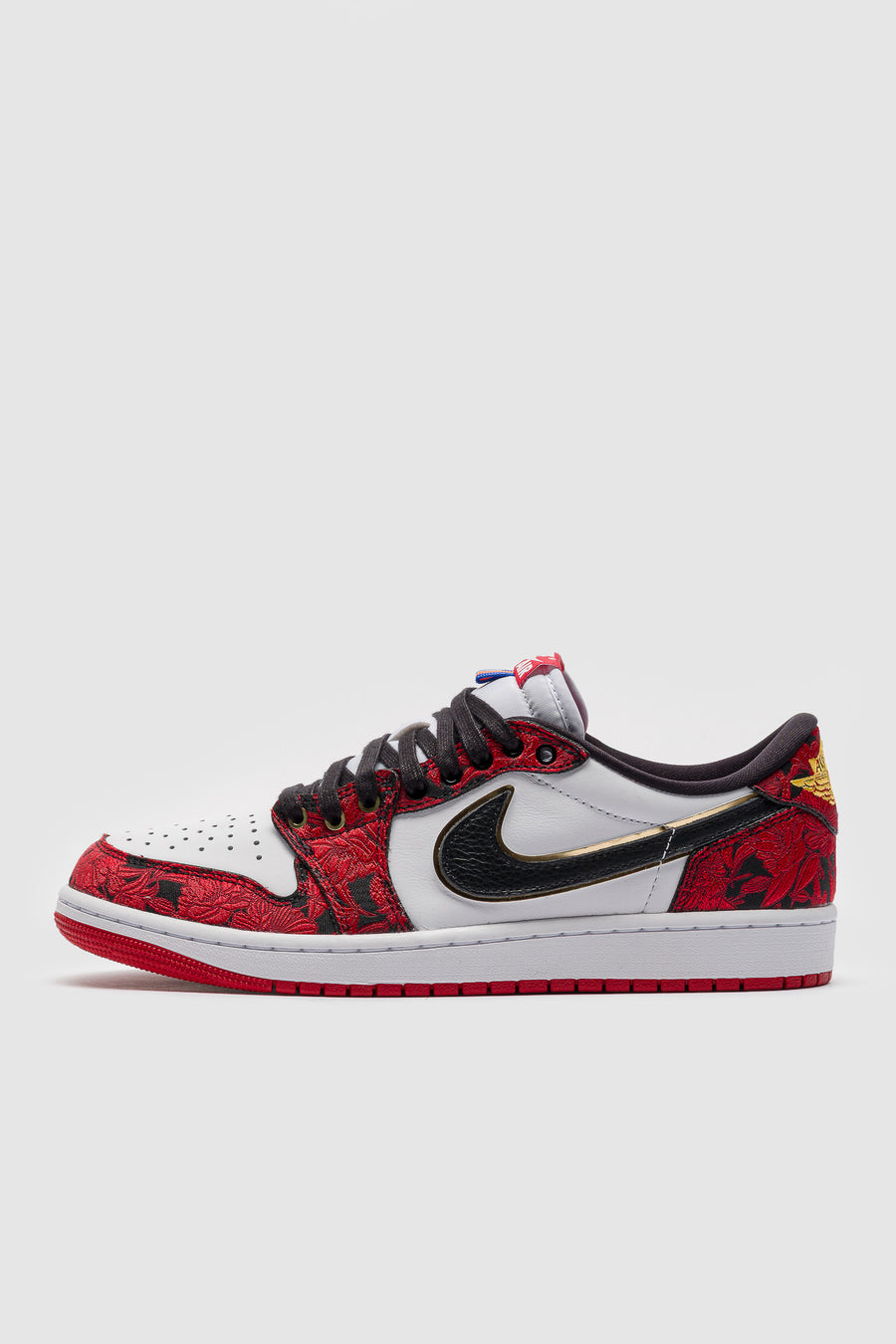 Jordan Air Jordan 1 Retro Low OG Sneaker in Black/Varsity Red/Summit White - Notre