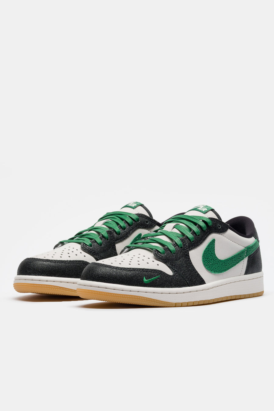 Jordan Air Jordan 1 Retro Low OG Sneaker in Phantom/Pine Green/Black - Notre