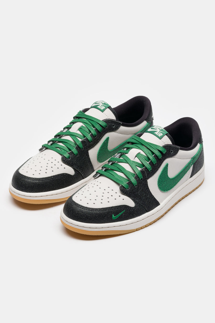 Jordan Air Jordan 1 Retro Low OG Sneaker in Phantom/Pine Green/Black - Notre