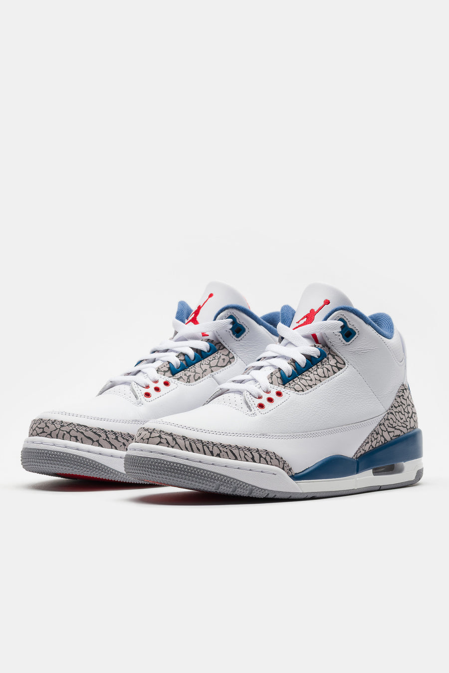 Jordan Air Jordan 3 Retro OG in White/Fire Red/True Blue - Notre