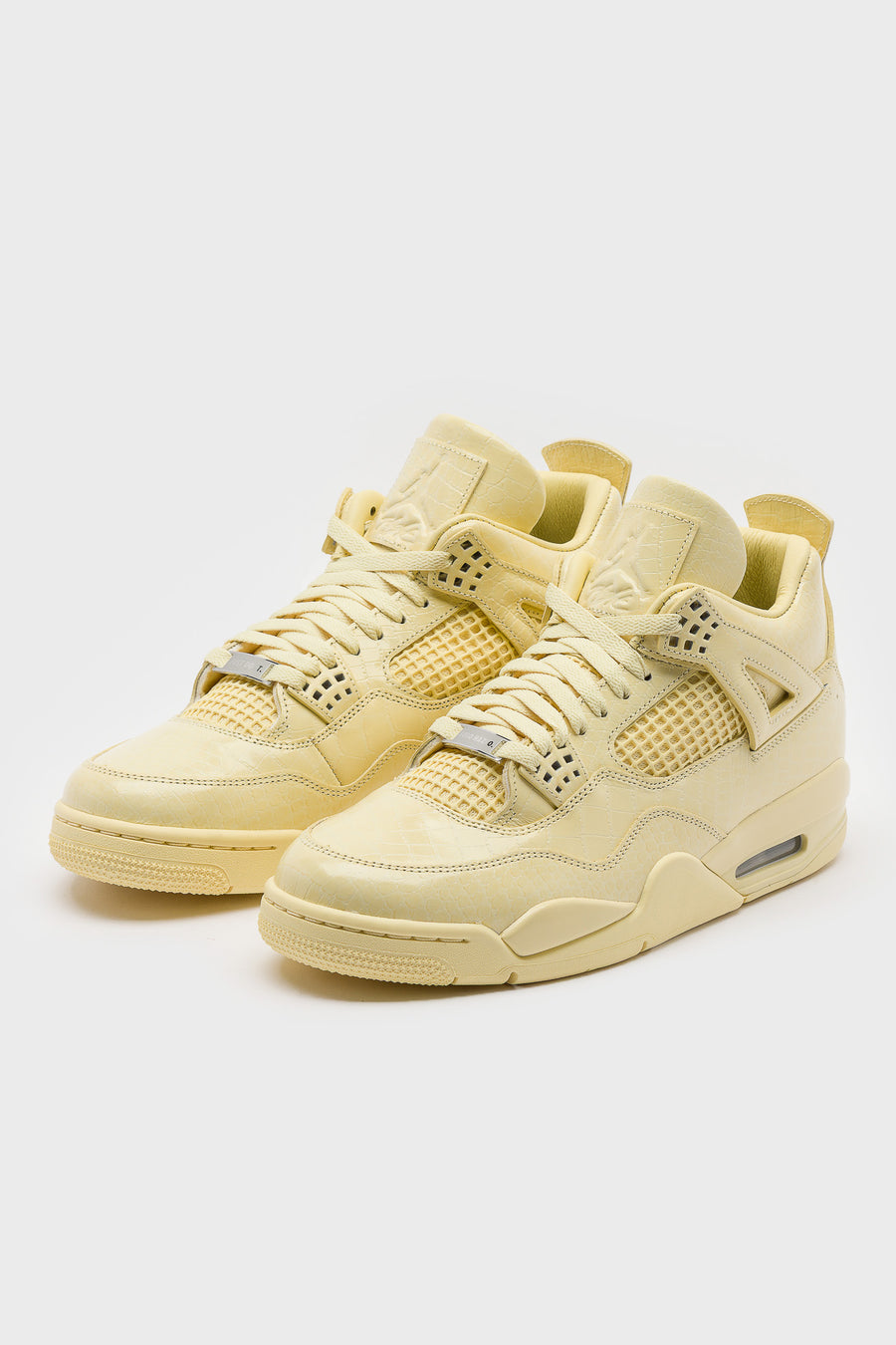 J Balvin Air Jordan 4 Retro Sneaker in Lemonade/Lemonade