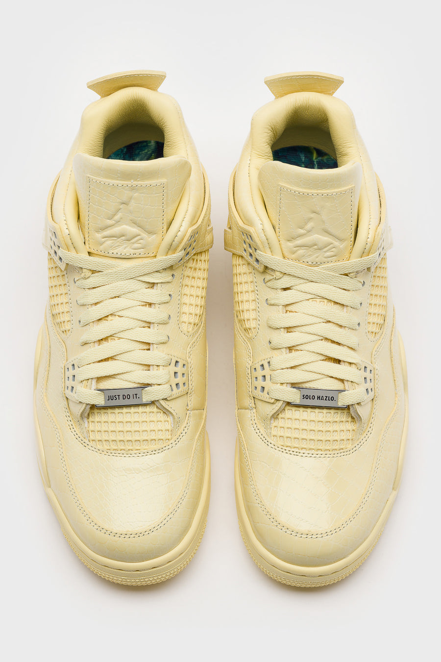 J Balvin Air Jordan 4 Retro Sneaker in Lemonade/Lemonade
