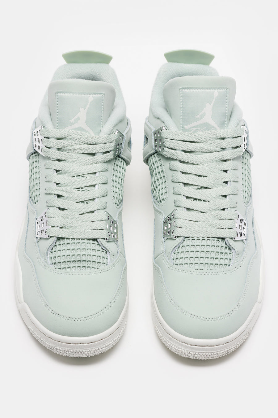 Jordan Air Jordan 4 Retro Sneaker in Seafoam/Sail/Metallic Silver - Notre