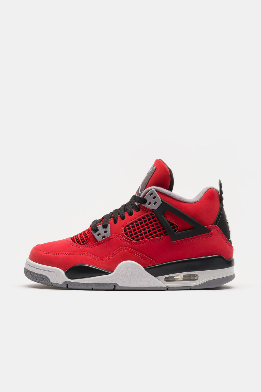 Jordan Air Jordan 4 Big Kids Sneaker in Fire Red/White/Black/Cement Grey - Notre