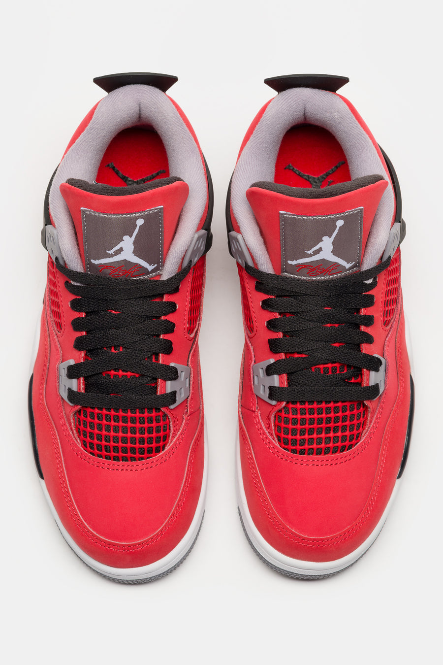Jordan Air Jordan 4 Big Kids Sneaker in Fire Red/White/Black/Cement Grey - Notre