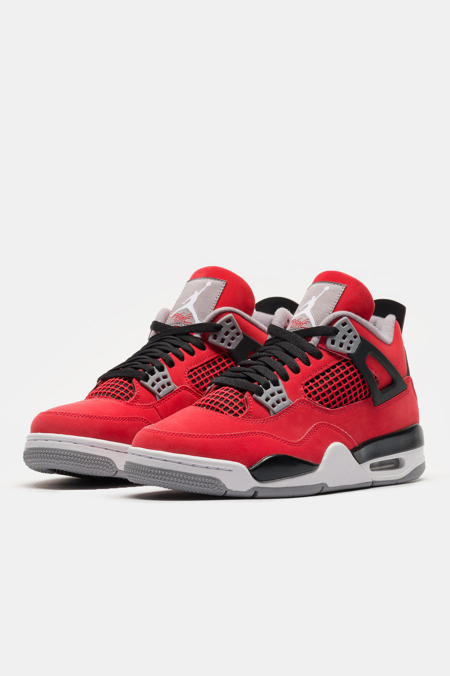 Jordan Air Jordan 4 Retro Sneaker in Fire Red/White/Black/Cement Grey - Notre