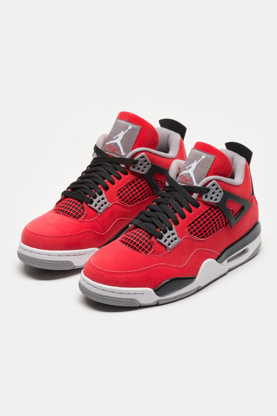 Jordan Air Jordan 4 Retro Sneaker in Fire Red/White/Black/Cement Grey - Notre
