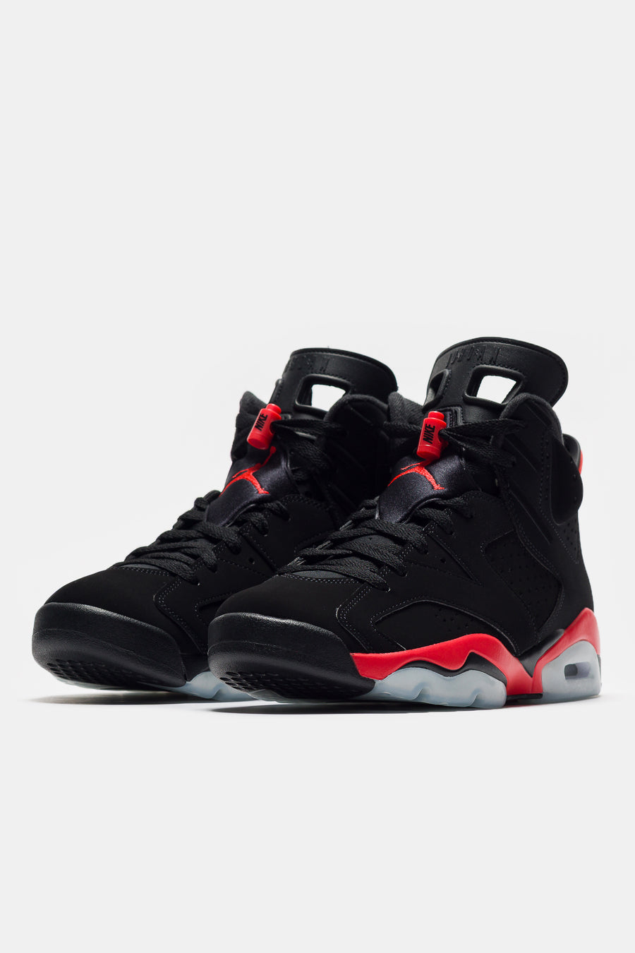 Jordan Air Jordan 6 Retro Sneaker in Black/Lt. Crimson - Notre