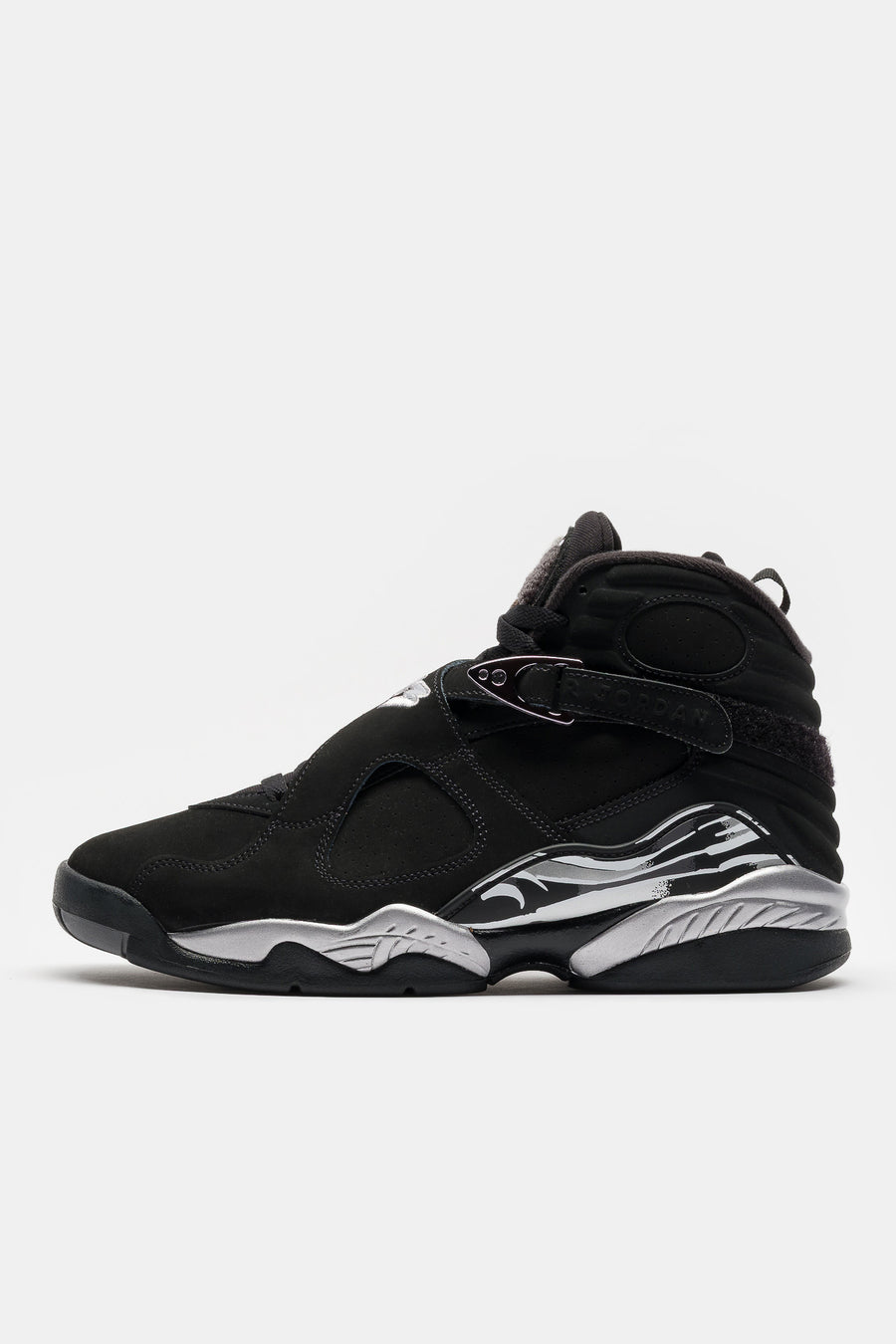 Jordan Air Jordan 8 Retro Sneaker in Black/White/Light Graphite - Notre
