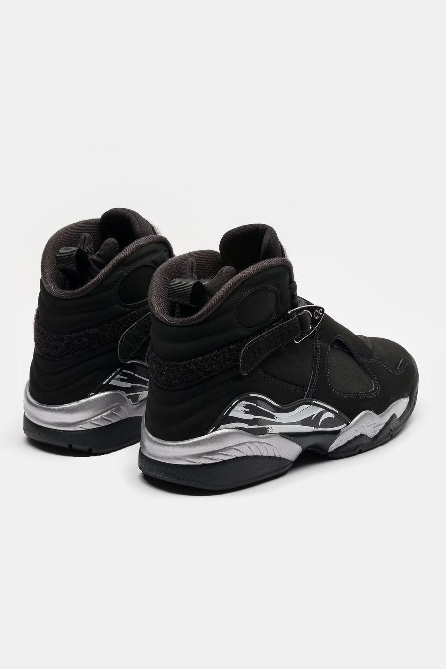 Jordan Air Jordan 8 Retro Sneaker in Black/White/Light Graphite - Notre
