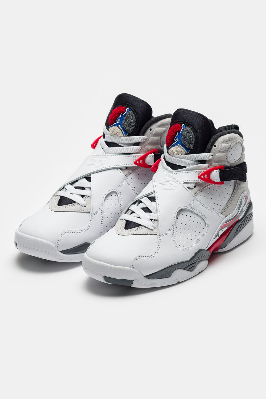 Jordan Air Jordan 8 Retro Sneaker in White/Black/True Red - Notre