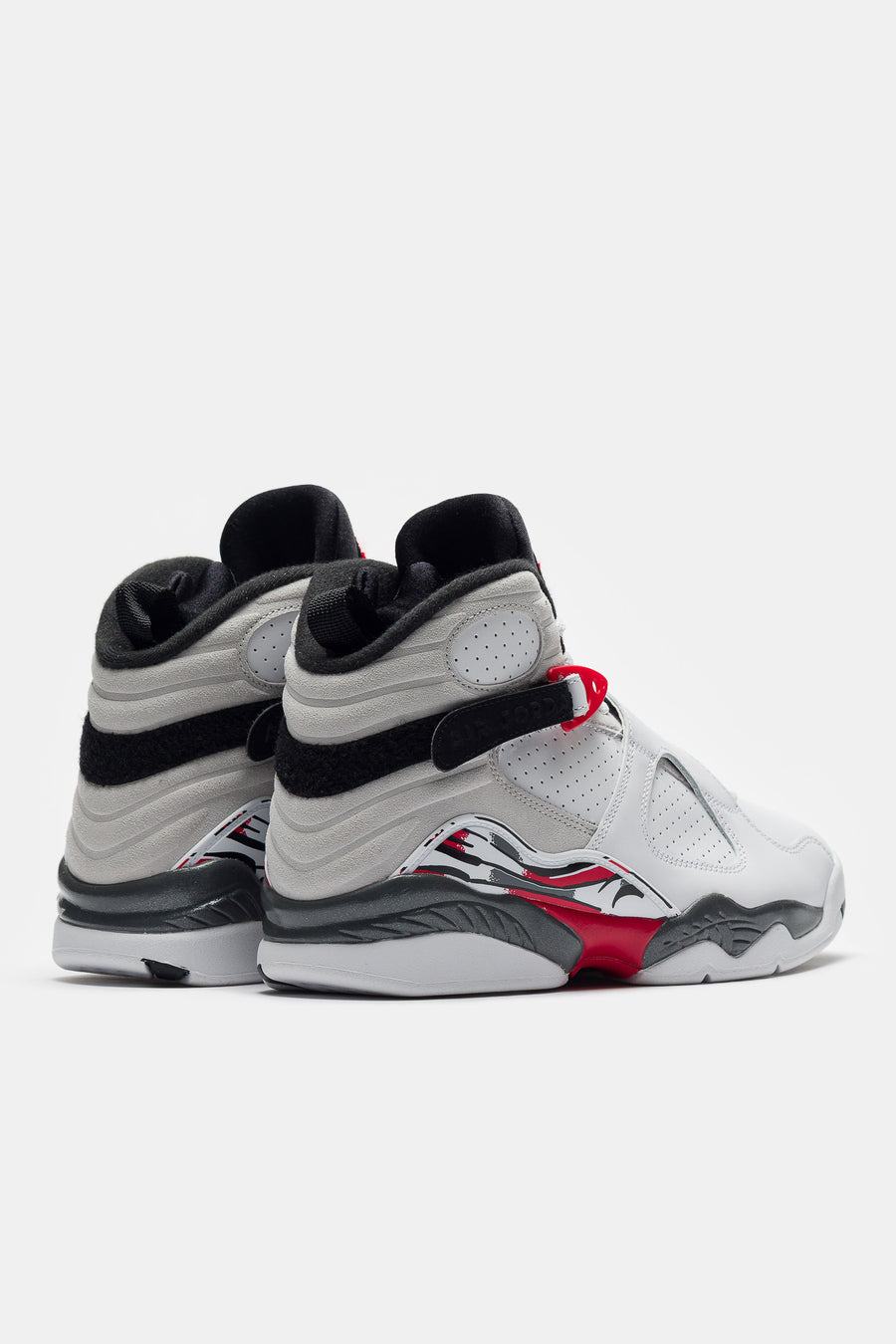 Jordan Air Jordan 8 Retro Sneaker in White/Black/True Red - Notre