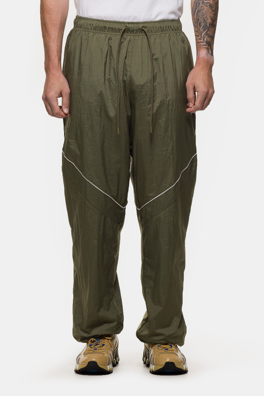 Jordan Brooklyn Draft Pant in Medium Olive/Sail/Sail - Notre