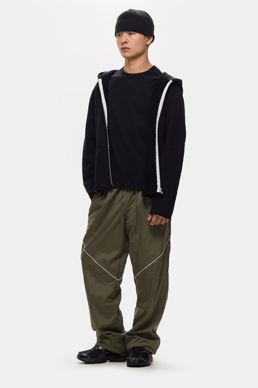 Brooklyn Draft Pant in Medium Olive/Sail/Sail