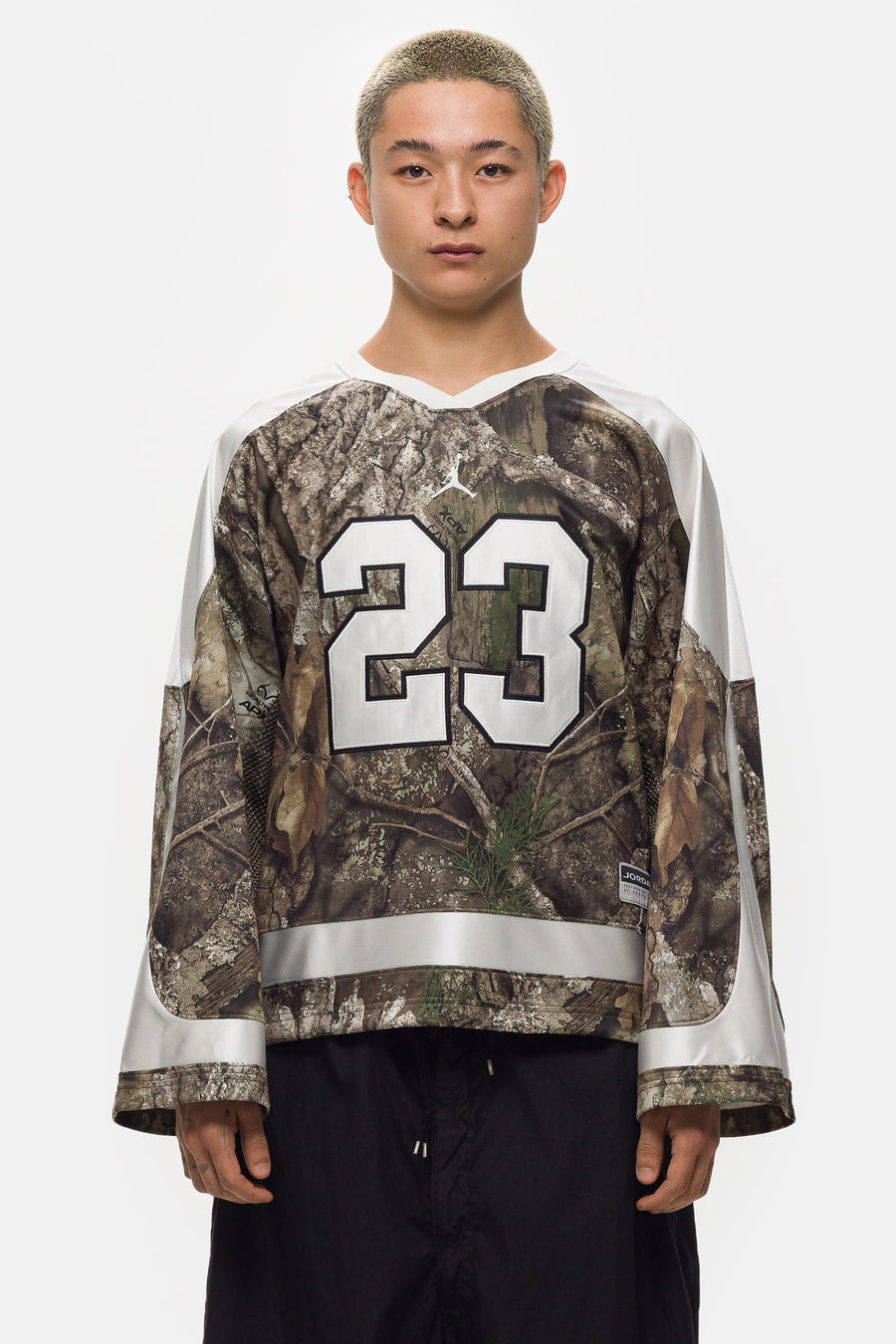 Brooklyn Realtree Hockey Jersey in Medium Olive/Sail