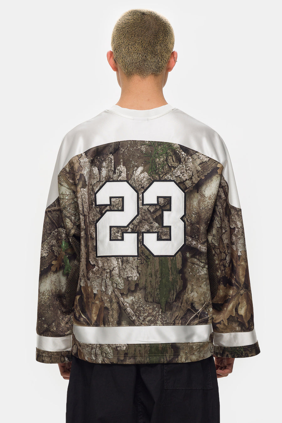 Jordan Brooklyn Realtree Hockey Jersey in Medium Olive/Sail - Notre