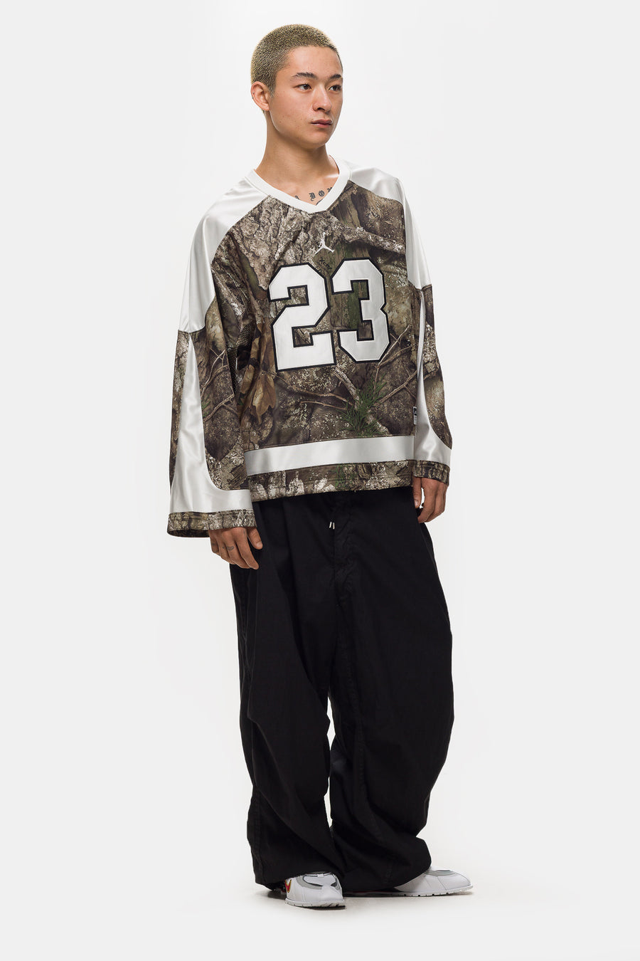 Brooklyn Realtree Hockey Jersey in Medium Olive/Sail