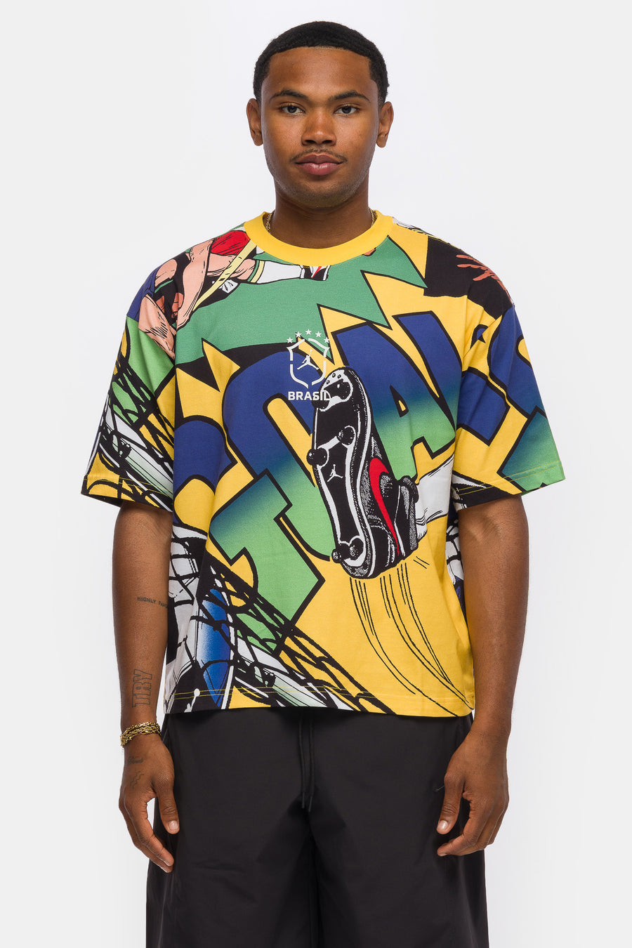 Jordan Essentials Boxy T-Shirt in Varsity Maize - Notre