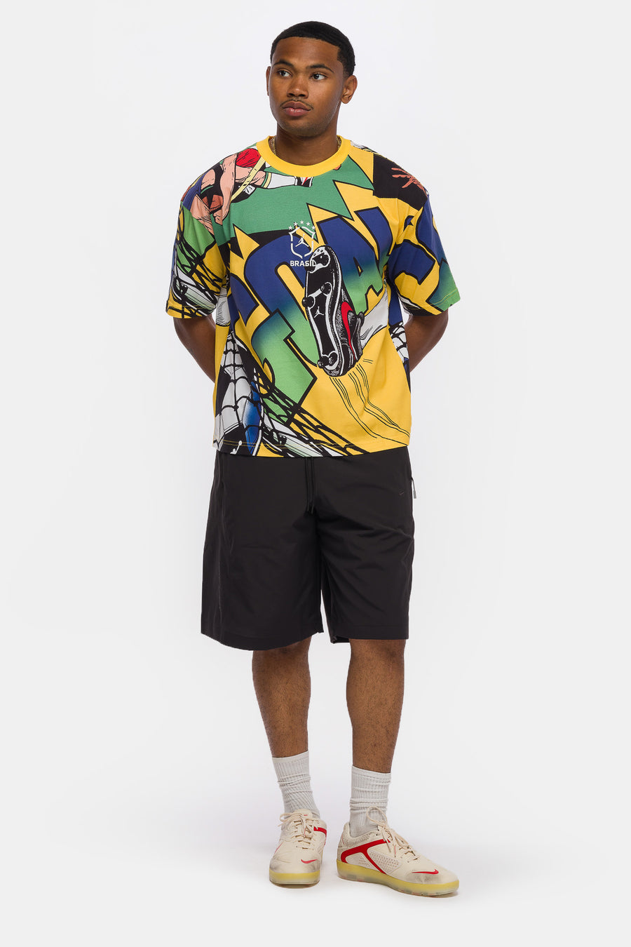 Jordan Essentials Boxy T-Shirt in Varsity Maize - Notre