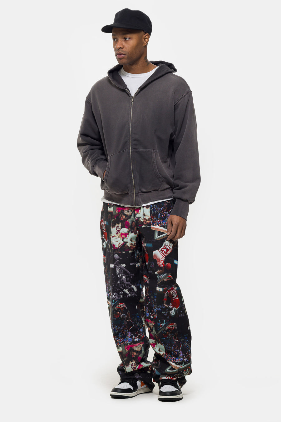 Jordan Flight Woven Pant in Black/sail - Notre