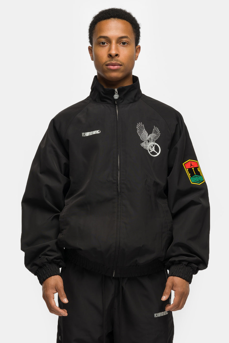 Jordan Free the Youth Track Jacket in Black - Notre