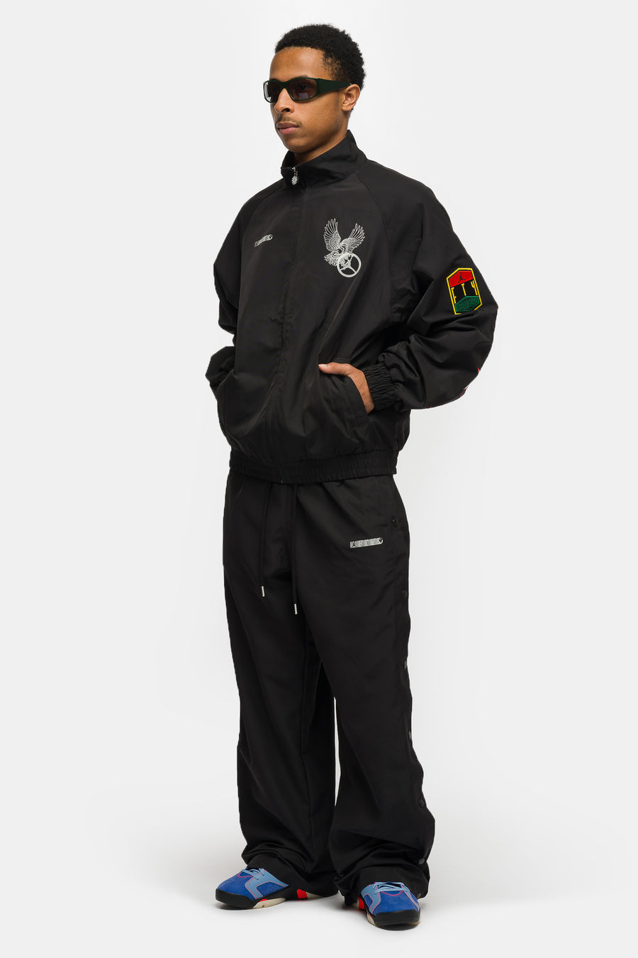 Jordan Free the Youth Track Jacket in Black - Notre