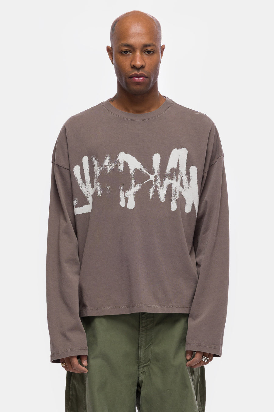 Jordan Jumpman Long Sleeve T-Shirt in Cave Stone - Notre