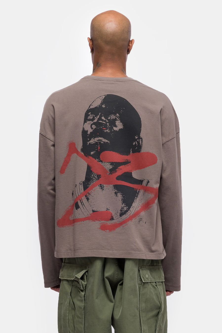 Jordan Jumpman Long Sleeve T-Shirt in Cave Stone - Notre