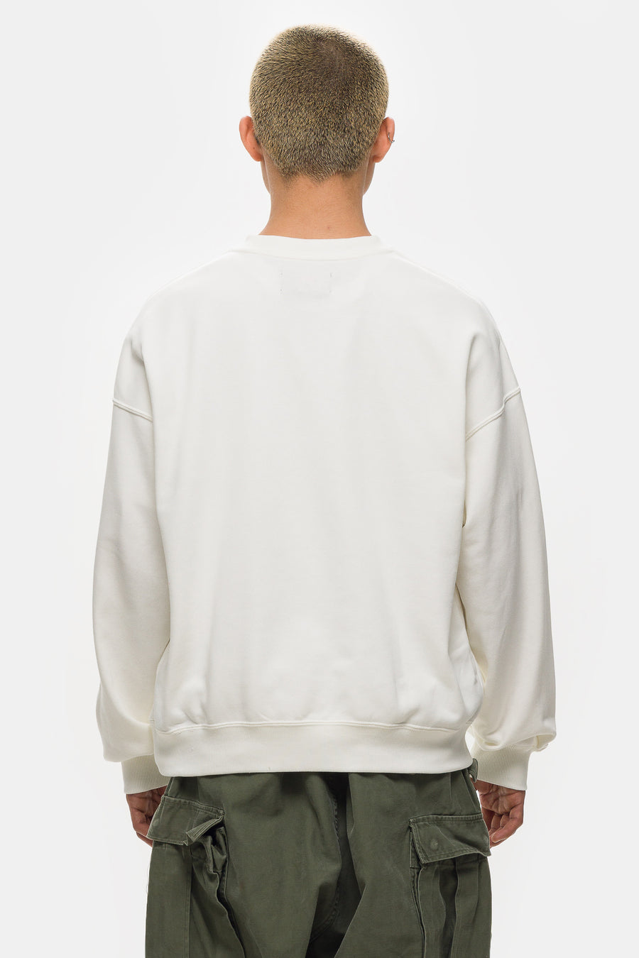 Realtree Crewneck Sweatshirt in Sail/Black