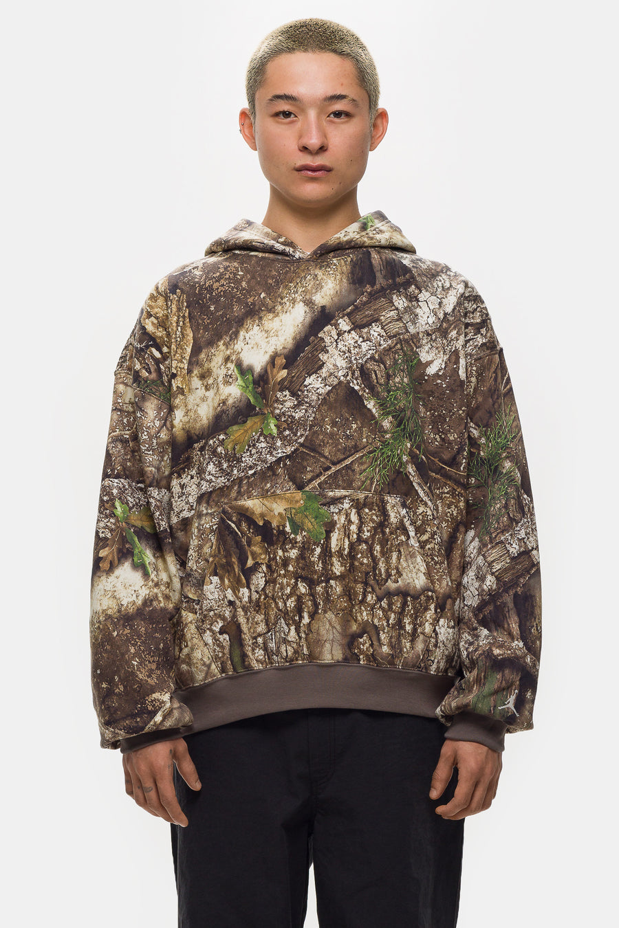 Brooklyn Realtree Pullover Hoodie in Medium Olive/Sail