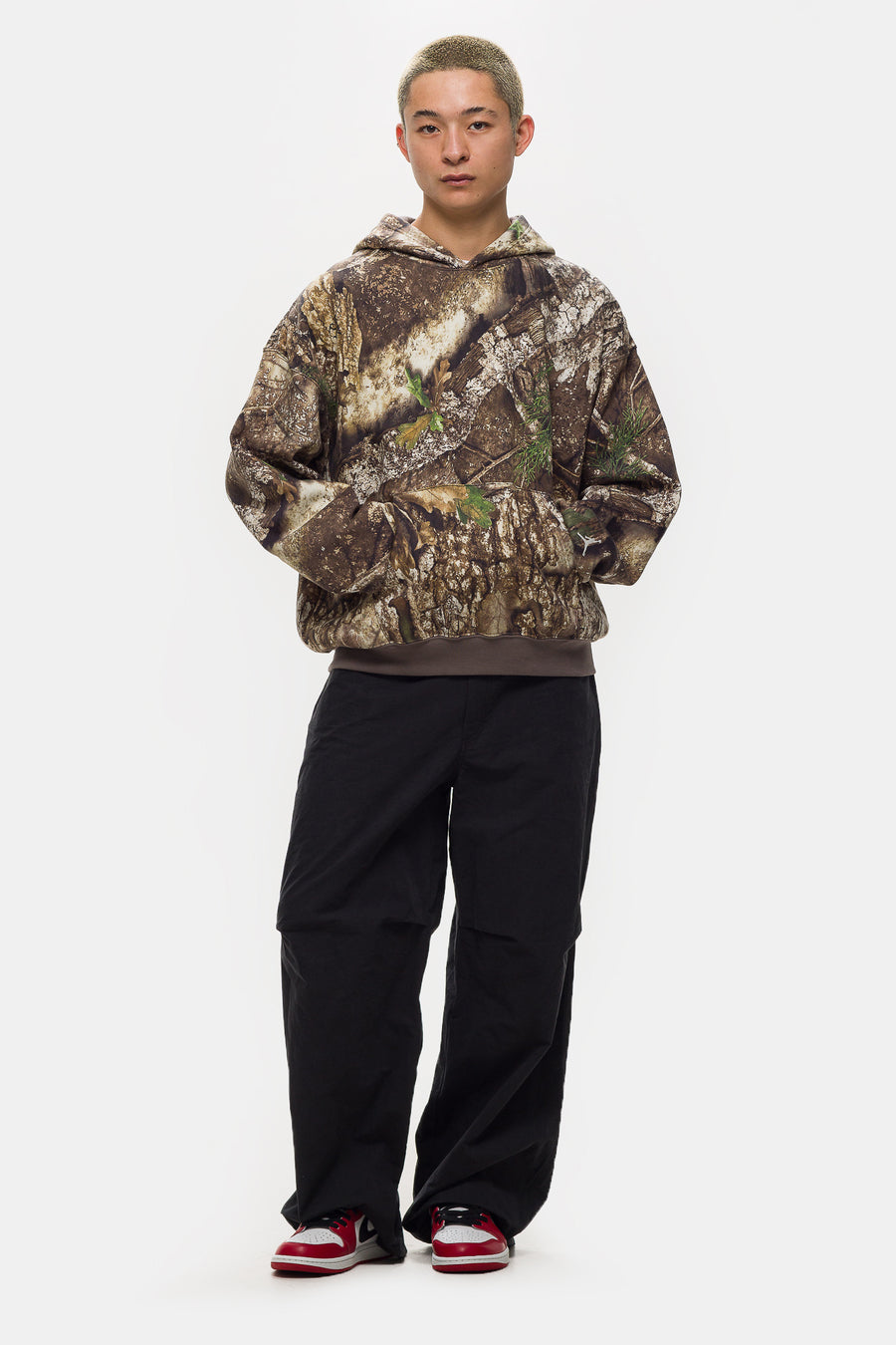 Brooklyn Realtree Pullover Hoodie in Medium Olive/Sail