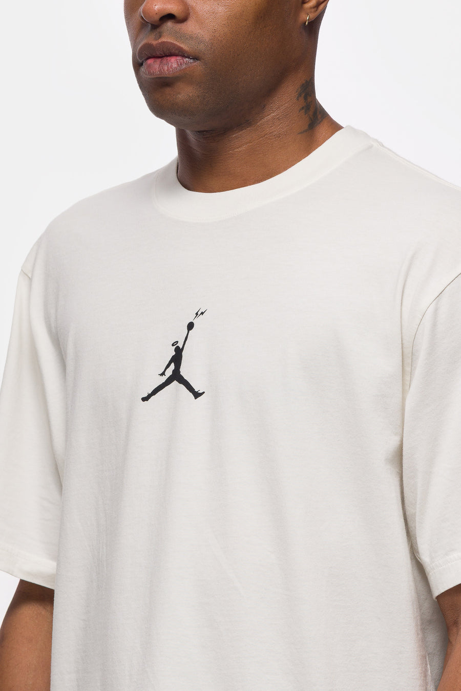 Jordan Union x Fragment T-Shirt in Pale Ivory/Ivory/Black - Notre