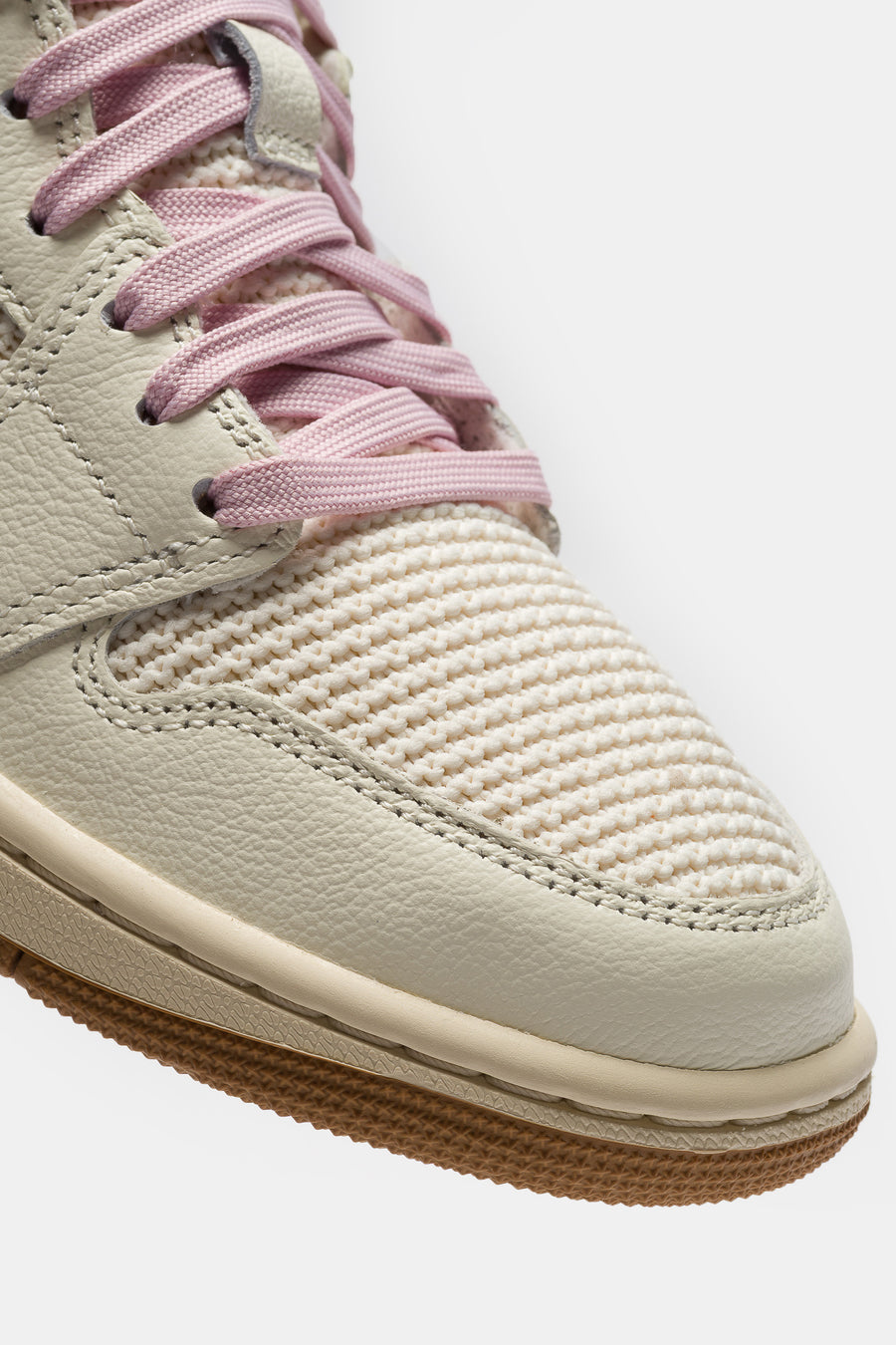 Air Jordan 1 Low SE Sneaker in Sail/Iced Carmine/Olive Aura/Pearl White