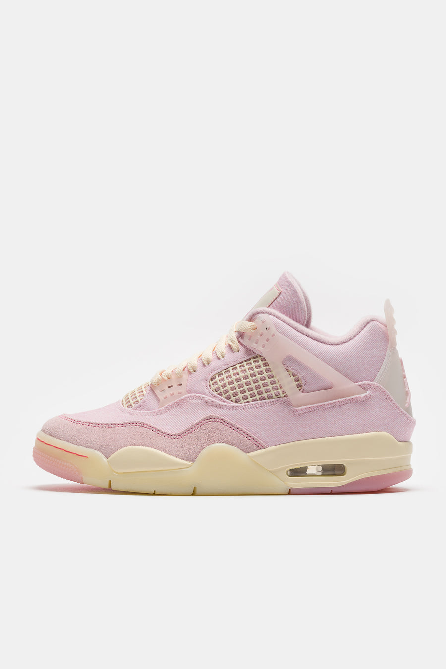 Air Jordan 4 Retro Sneaker in Pearl Pink/Iced Carmine/Coconut Milk
