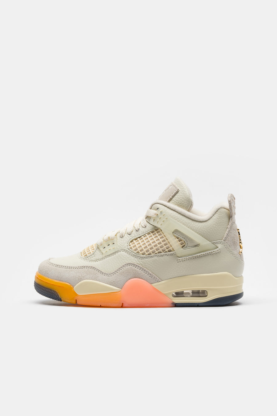 Air Jordan 4 Retro Sneaker in Coconut Milk/Muslin/Bright Mango