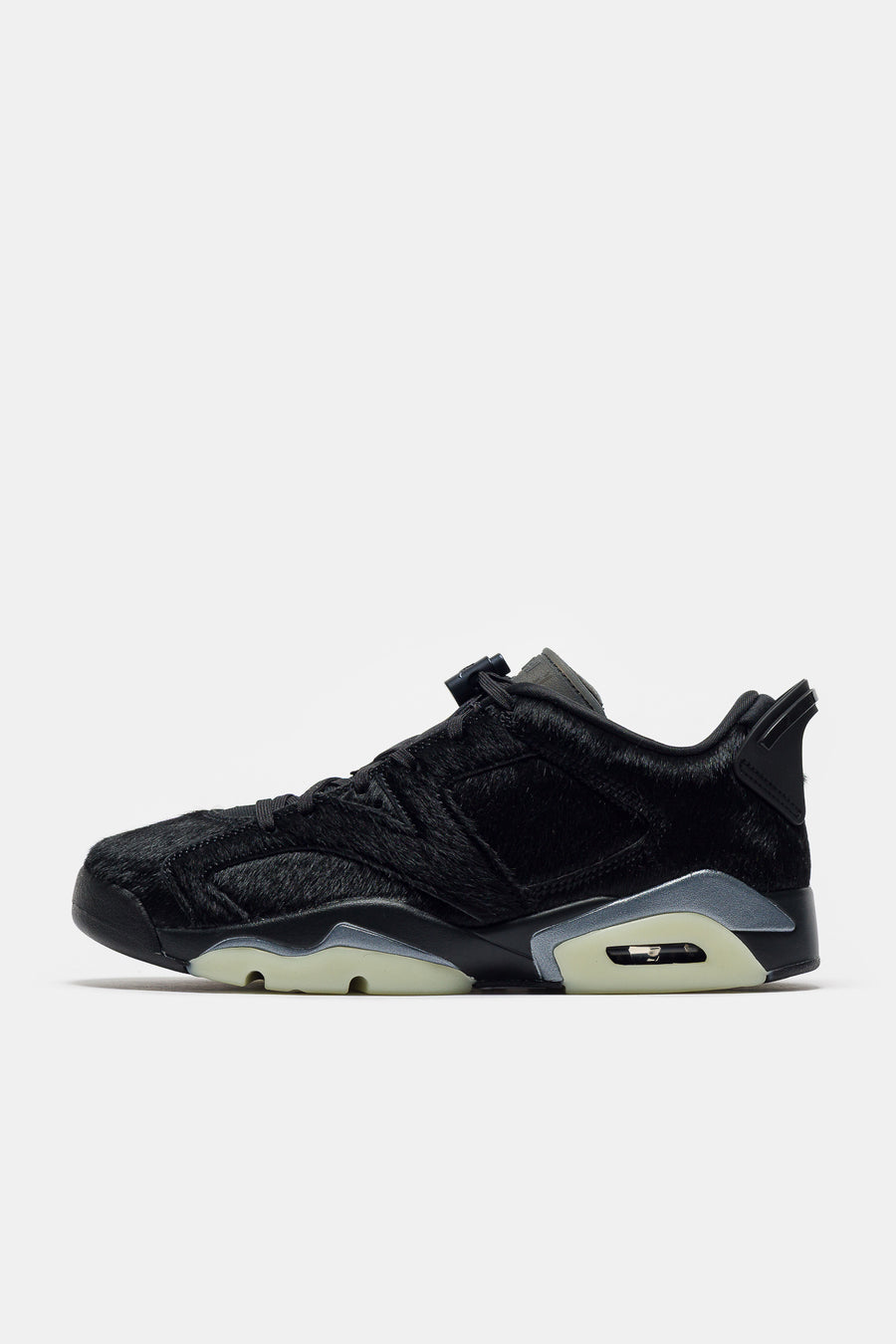 Air Jordan 6 Retro Low Sneaker in Black/Black