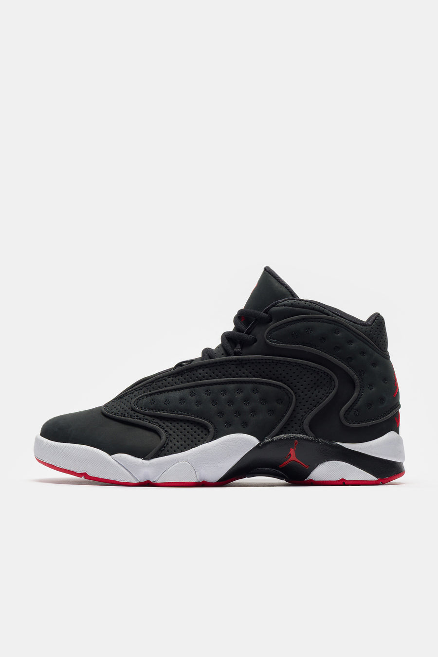 Jordan Air Jordan OG Sneaker in Black/University Red/White - Notre
