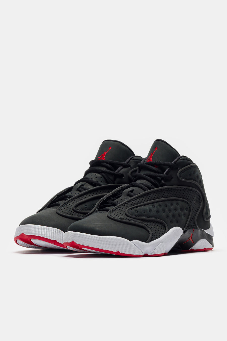 Jordan Air Jordan OG Sneaker in Black/University Red/White - Notre