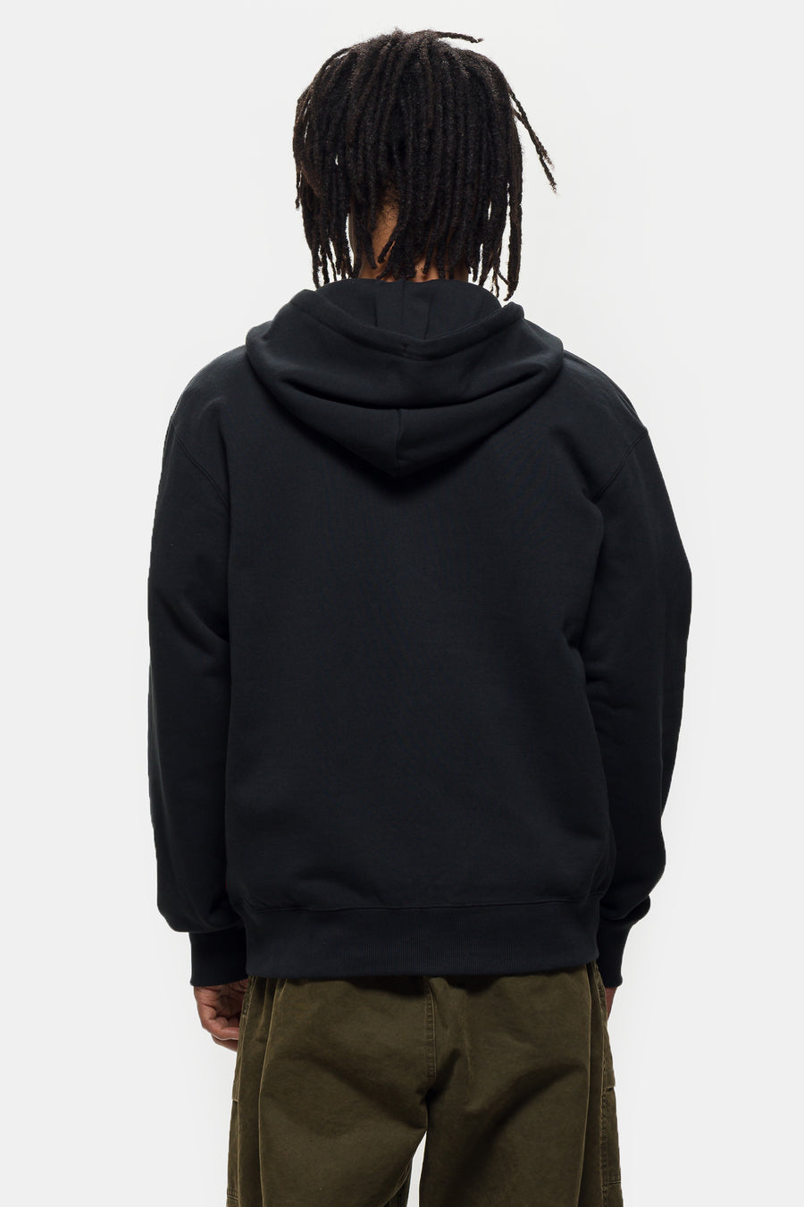 Jordan Awake NY Full-Zip Fleece Hoodie in Black/University Red - Notre