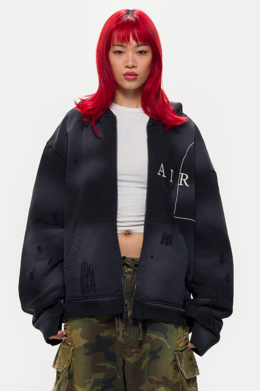 Jordan Téla Full-Zip Hoodie in Black - Notre