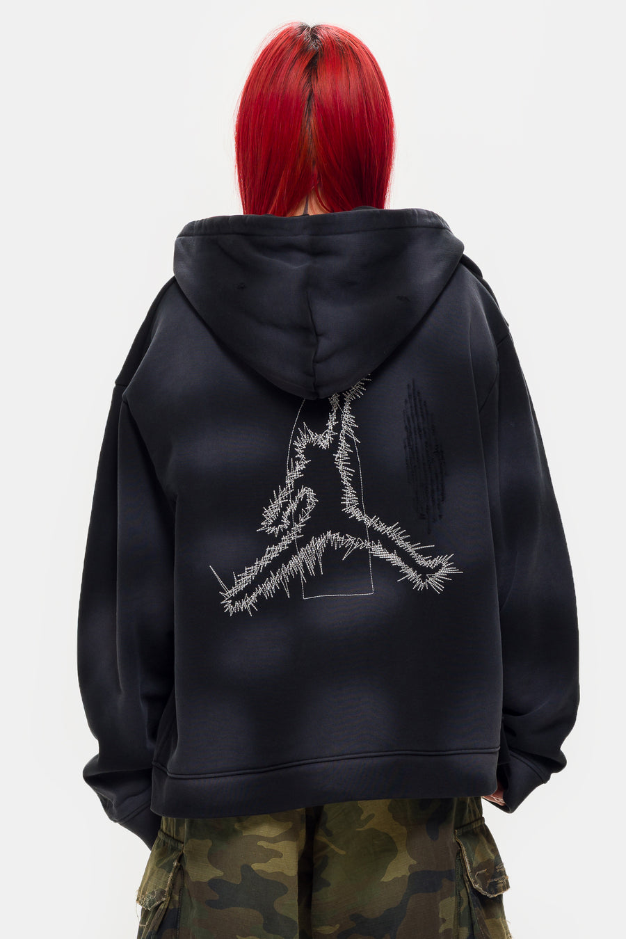 Jordan Téla Full-Zip Hoodie in Black - Notre