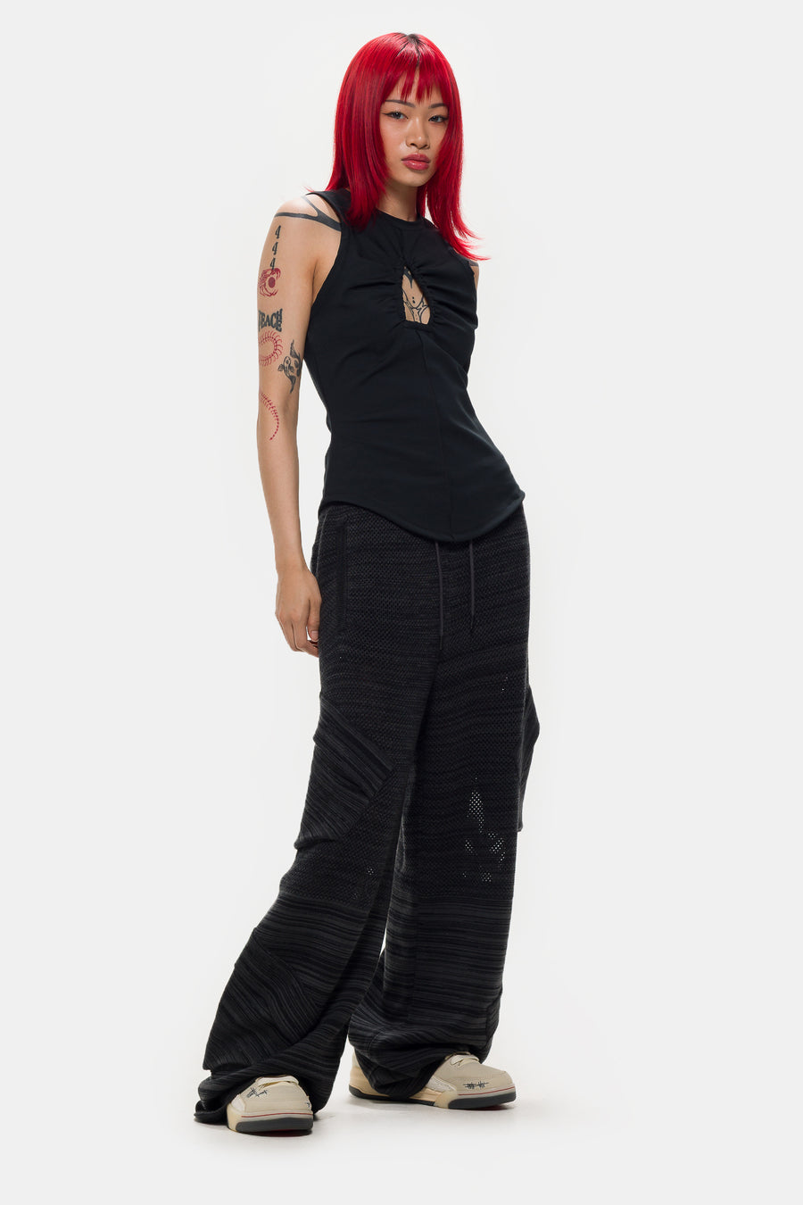 【Nike】★パンツ★ Jordan x Tela Women's Knit Pants Téla Knit Pant in Dark Smoke Grey/Black - Jordan Brand