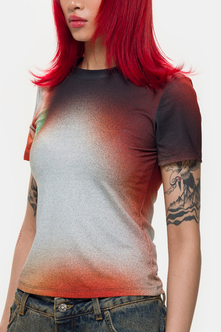 Jordan Téla T-Shirt in White/Black - Notre