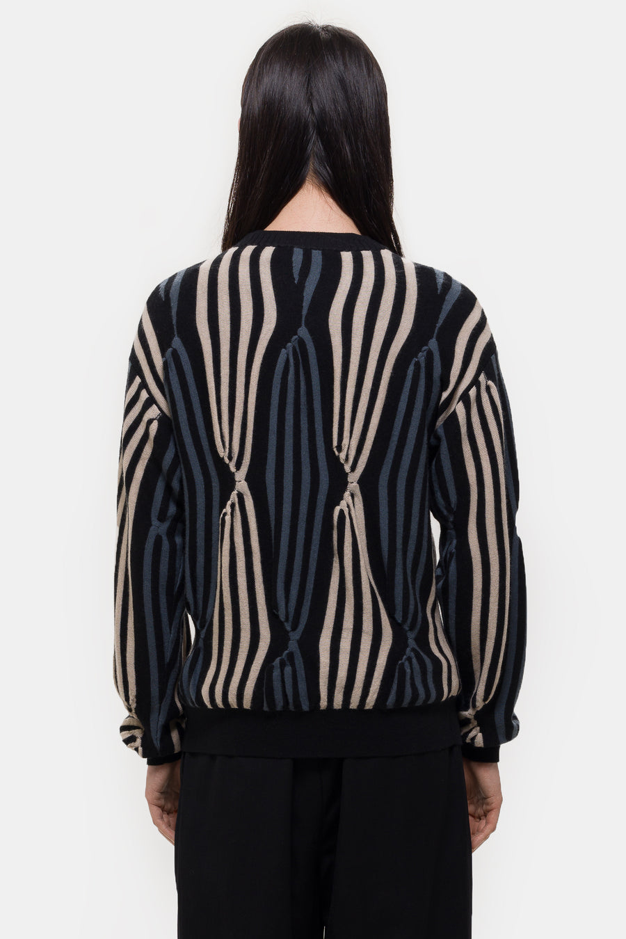 Solix Jumper in Black/Beige/Green Grey Solix Jumper in Black/Beige/Green Grey