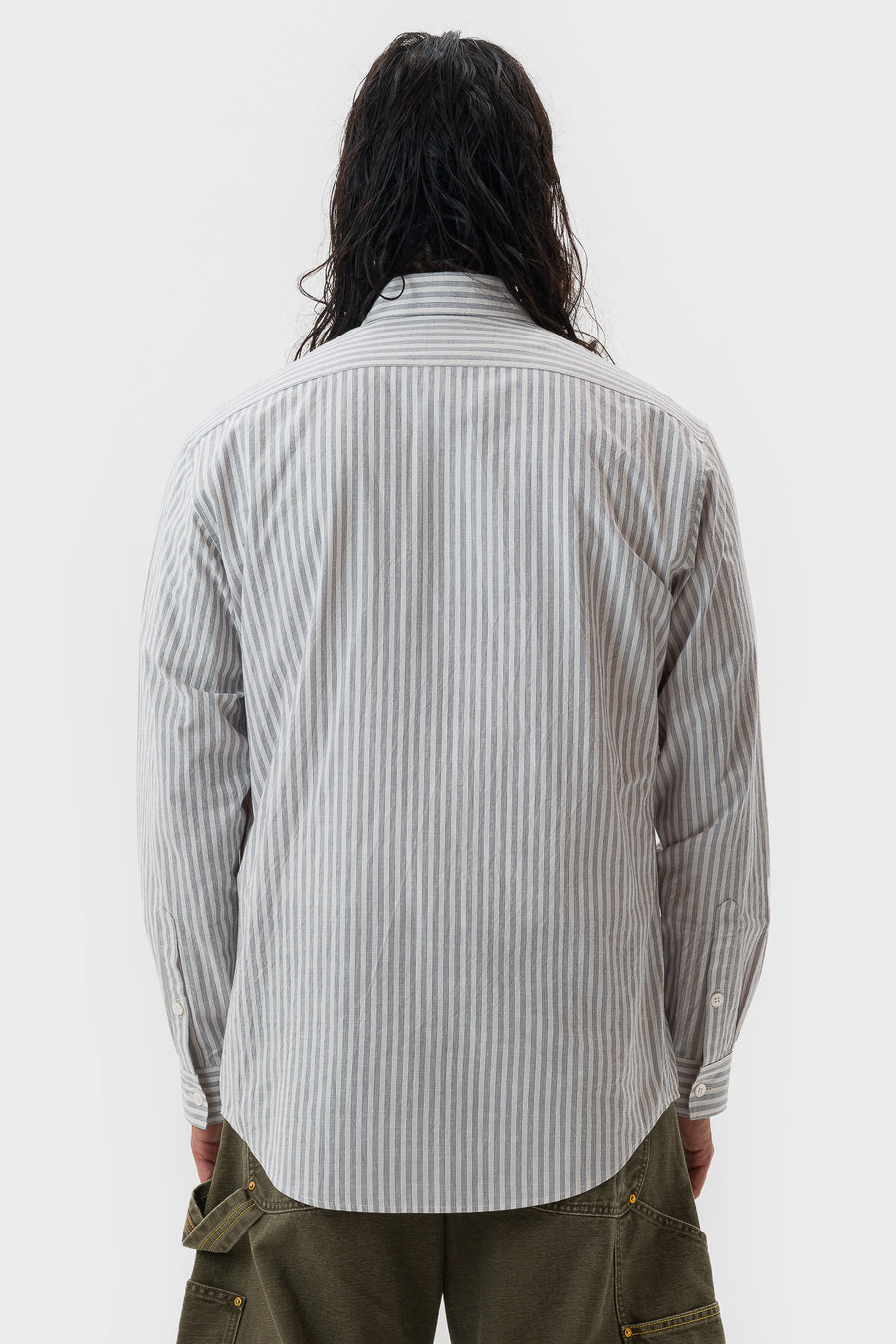 Khoki Appliqué Detail Shirt in White - Notre