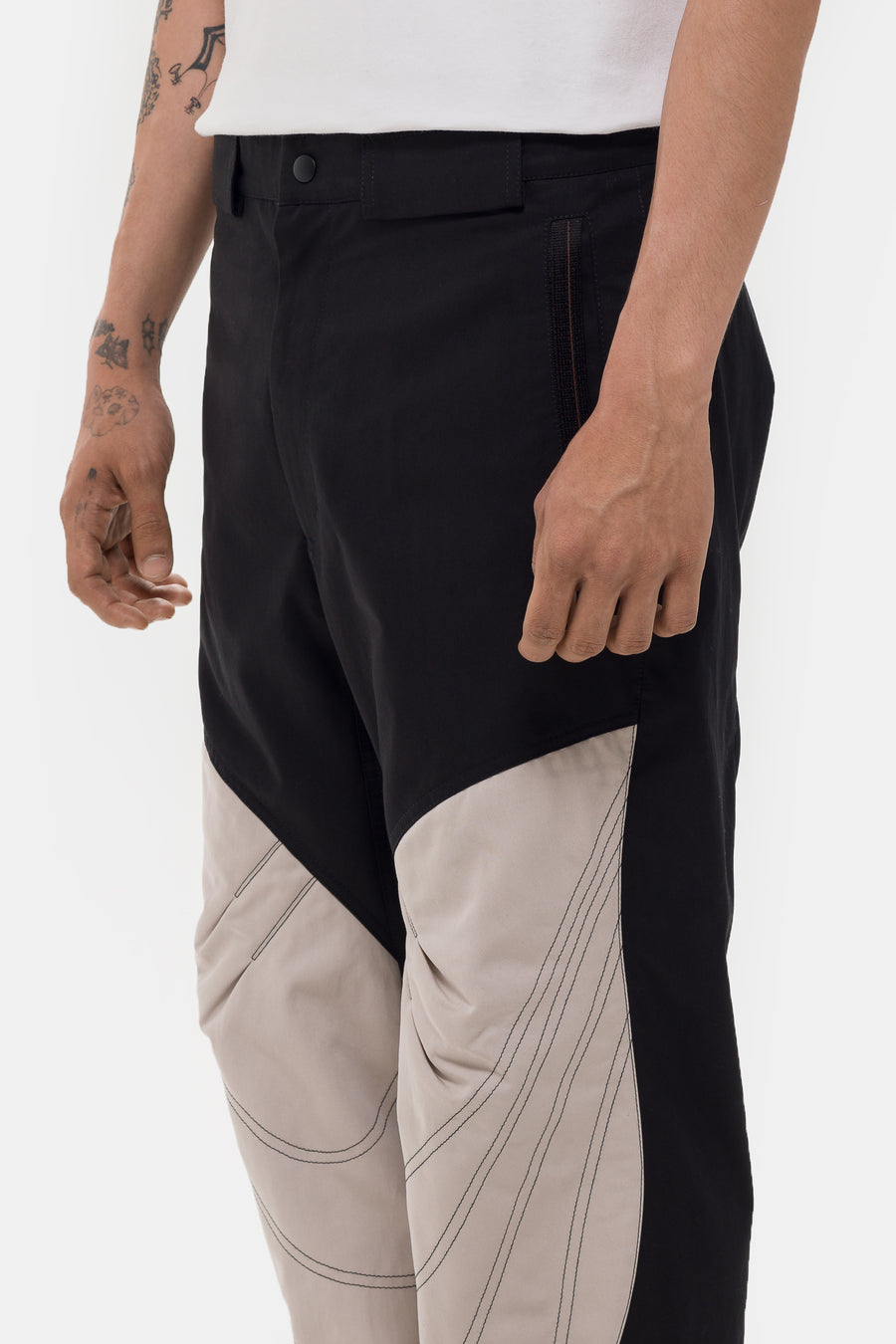 KIKO KOSTADINOV Solix Zip Trouser in Black Sable/Seedpearl - Notre