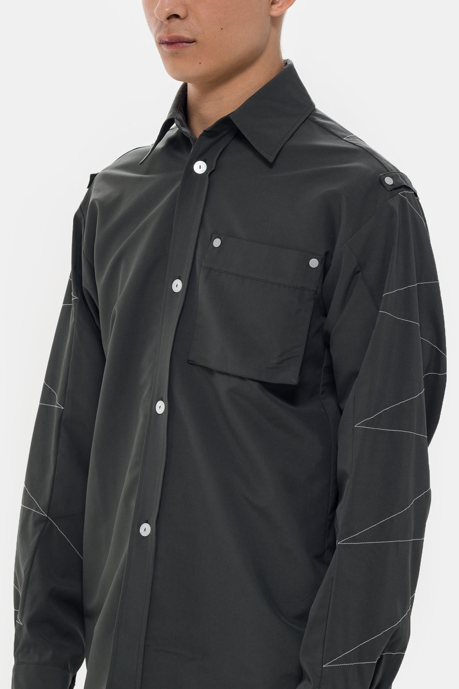 KIKO KOSTADINOV Solva Shirt in Roisin Green - Notre