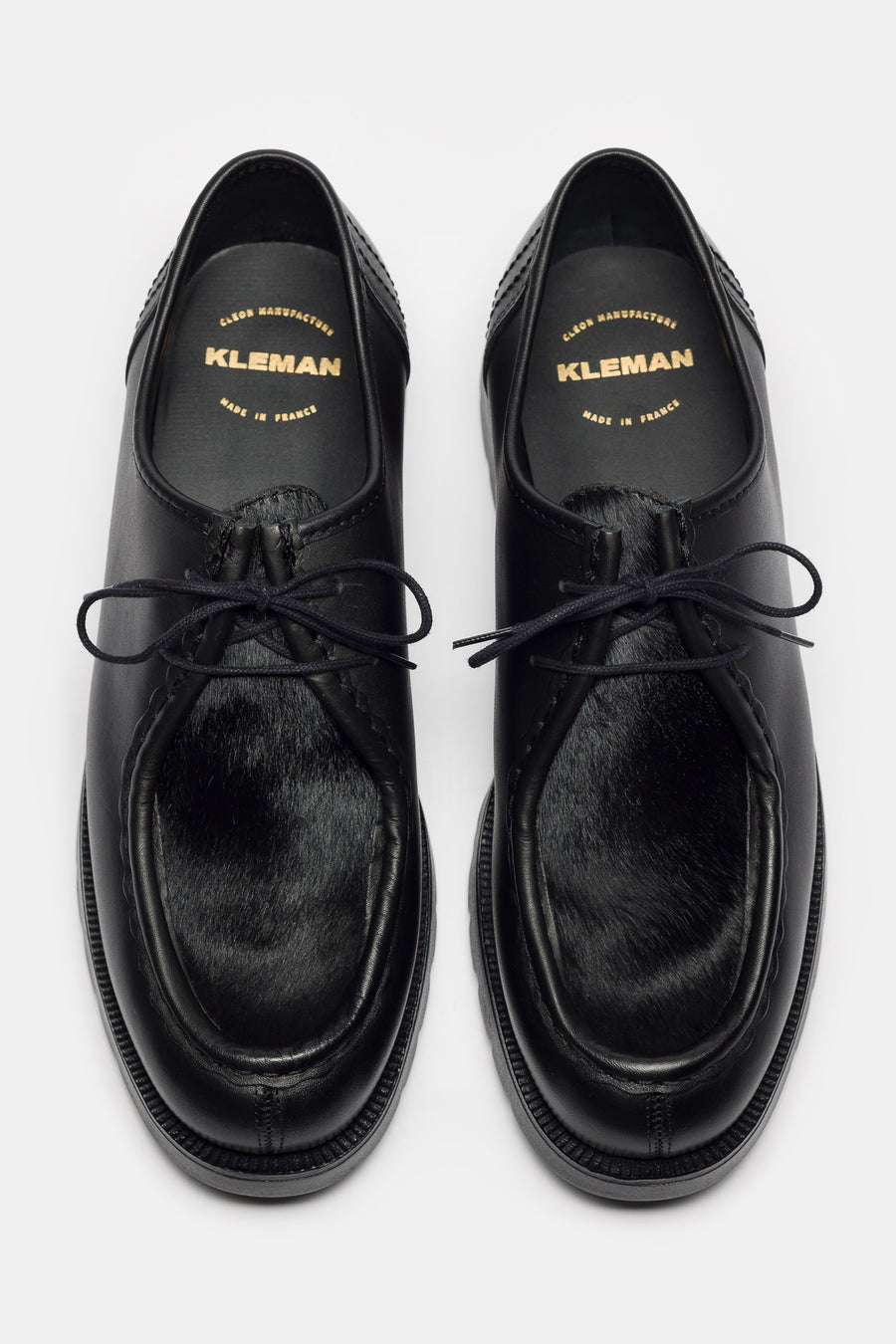 Kleman Padrini Moc Toe Shoe in Noir - Notre