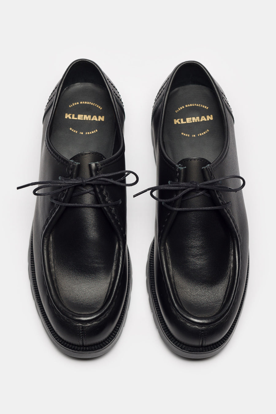 Kleman Padror Moc Toe Shoe in Noir - Notre